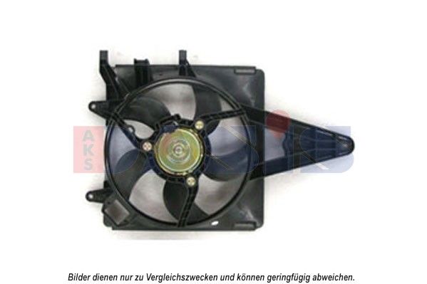 AKS DASIS ventiliatorius, radiatoriaus 088109N